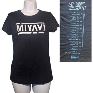 NEW Miyavi No‎ Sleep Till Tokyo Tour T-Shirt Women's Size S Japanese Tee 2019